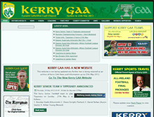 Tablet Screenshot of kerry-gaa.com